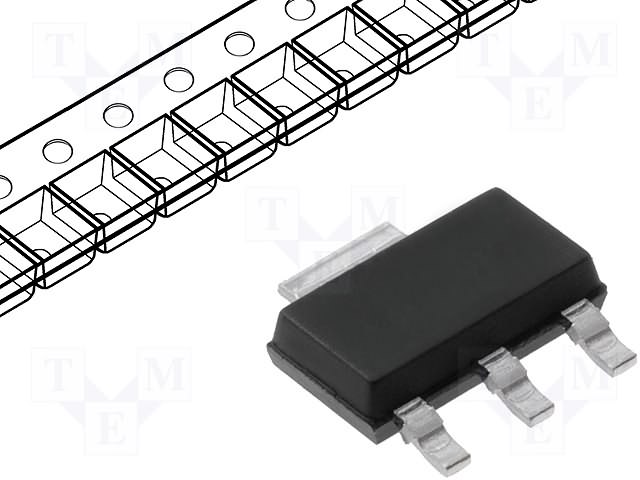 BSP75N Transistor N-MOSFET 60V BSP75N Transistor N-MOSFET 60V 1,1A 1,5W ...